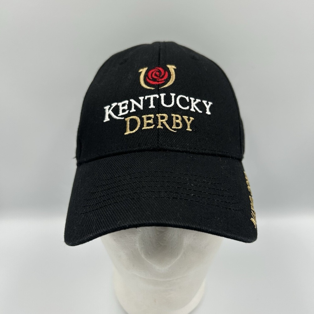 Ahead‎ The Kentucky Derby Authentic Lightweight Cotton Classic Golf Hat Black
